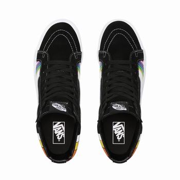 Damske Kotnikove Tenisky Vans Refract Sk8-Hi Reissue Čierne/Biele/Viacfarebný VA34ILQTM